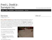Tablet Screenshot of doddsurveying.com